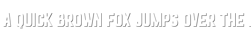 Preview of FONTSPRING DEMO - Goldana Shadow Solo Shadow Solo font