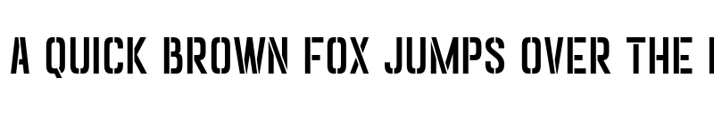 Preview of FONTSPRING DEMO - Goldana Stencil Stencil font