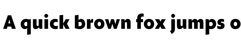 Preview of FONTSPRING DEMO - Golden Sans Black Regular font