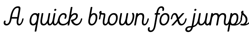 Preview of FONTSPRING DEMO - Goodwater Script 1 Regular font