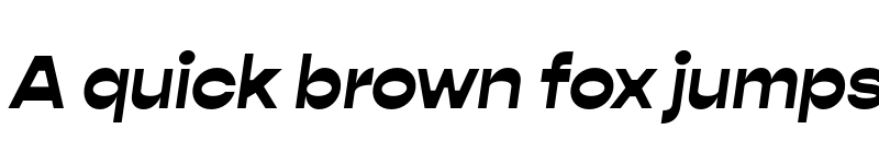 Preview of FONTSPRING DEMO - Gopher Display Black Italic font