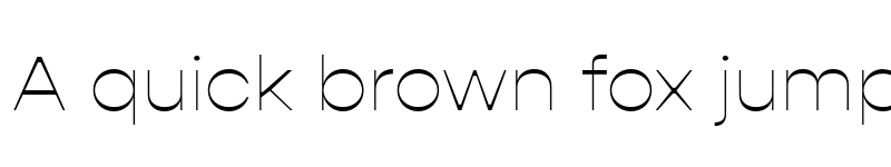 Preview of FONTSPRING DEMO - Gopher Display Thin Regular font