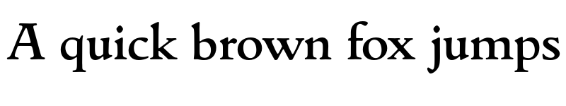 Preview of FONTSPRING DEMO - Goudita Serial Medium Regular font