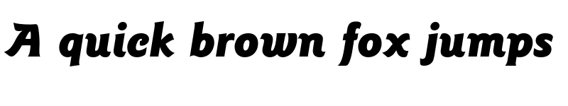 Preview of FONTSPRING DEMO - Goudy Sans Pro Black Italic font