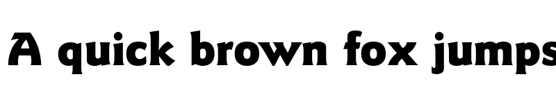 Preview of FONTSPRING DEMO - Goudy Sans Pro Black Regular font