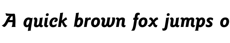 Preview of FONTSPRING DEMO - Goudy Sans Pro Bold Italic font