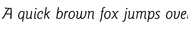 Preview of FONTSPRING DEMO - Goudy Sans Pro Italic font