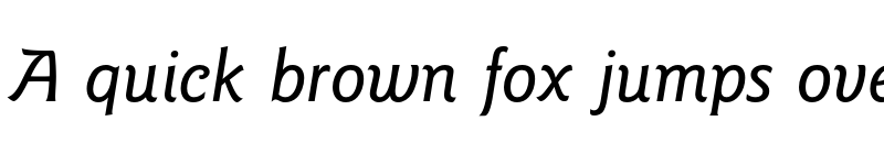 Preview of FONTSPRING DEMO - Goudy Sans Pro Medium Italic font