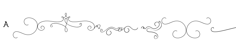 Preview of FONTSPRING DEMO - Graduate Ornaments Regular font