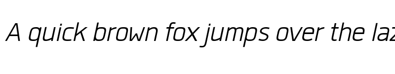 Preview of FONTSPRING DEMO - Gram Light Oblique font