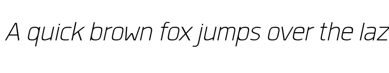 Preview of FONTSPRING DEMO - Gram Thin Oblique font