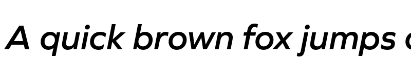 Preview of FONTSPRING DEMO - Graphie SemiBold Italic font