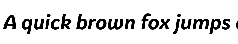 Preview of FONTSPRING DEMO - Graviola Bold Italic font