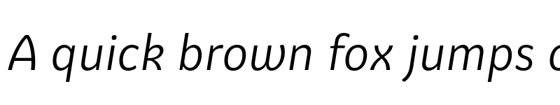 Preview of FONTSPRING DEMO - Graviola Book Italic font