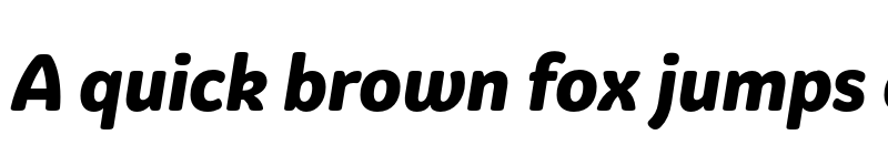 Preview of FONTSPRING DEMO - Graviola Soft Heavy Italic font