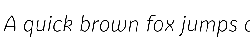 Preview of FONTSPRING DEMO - Graviola Soft Light Italic font