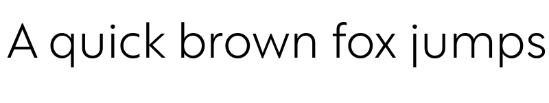 Preview of FONTSPRING DEMO - Gravita GEO Extra Light Regular font