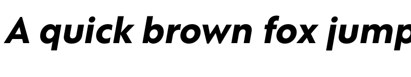 Preview of FONTSPRING DEMO - Gravita GEO Italic Bold Regular font