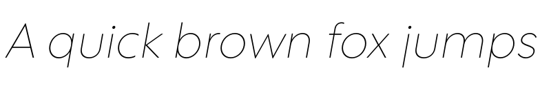 Preview of FONTSPRING DEMO - Gravita GEO Italic Hairline Regular font