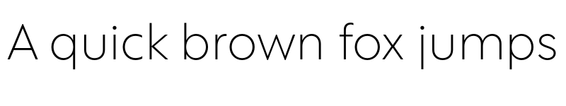 Preview of FONTSPRING DEMO - Gravita GEO Thin Regular font