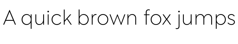 Preview of FONTSPRING DEMO - Gravita HUM Thin Regular font