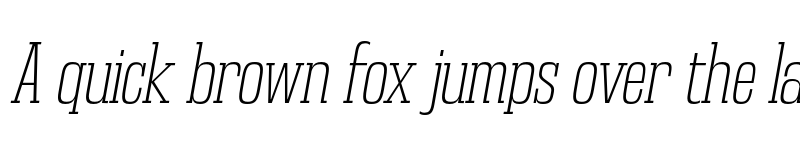 Preview of FONTSPRING DEMO - Gravtrac Cd El Italic font