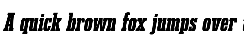 Preview of FONTSPRING DEMO - Gravtrac Cd Hv Italic font