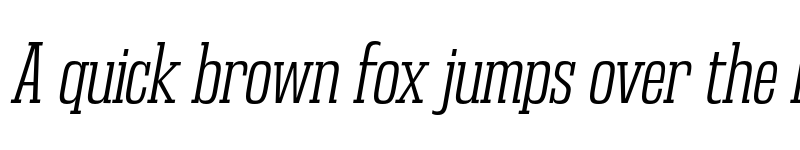 Preview of FONTSPRING DEMO - Gravtrac Cd Lt Italic font