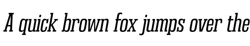 Preview of FONTSPRING DEMO - Gravtrac Cd Rg Italic font