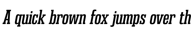 Preview of FONTSPRING DEMO - Gravtrac Cd Sb Italic font