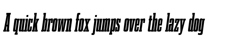 Preview of FONTSPRING DEMO - Gravtrac Cm Hv Italic font