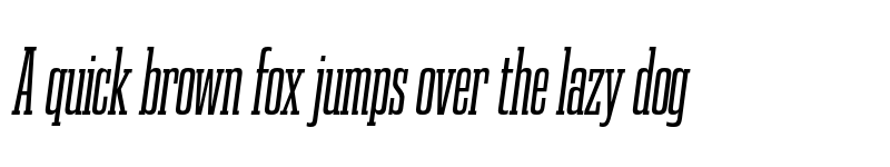 Preview of FONTSPRING DEMO - Gravtrac Cm Rg Italic font