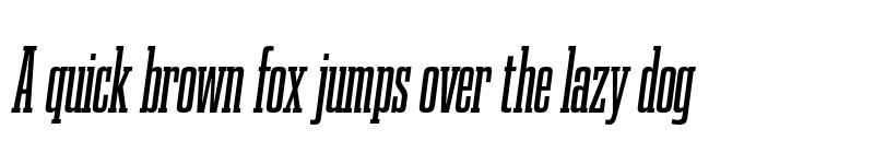 Preview of FONTSPRING DEMO - Gravtrac Cm Sb Italic font