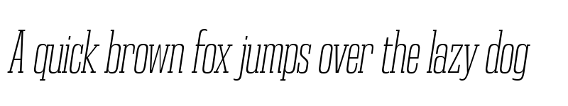 Preview of FONTSPRING DEMO - Gravtrac Cp El Italic font