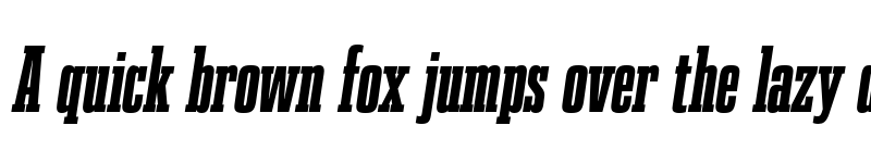 Preview of FONTSPRING DEMO - Gravtrac Cp Hv Italic font