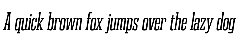 Preview of FONTSPRING DEMO - Gravtrac Cp Rg Italic font