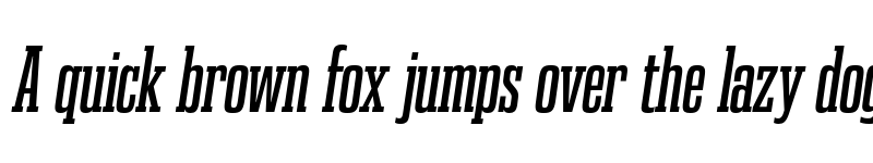 Preview of FONTSPRING DEMO - Gravtrac Cp Sb Italic font