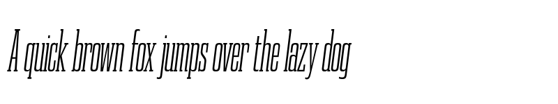 Preview of FONTSPRING DEMO - Gravtrac Cr Lt Italic font