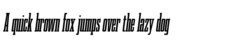 Preview of FONTSPRING DEMO - Gravtrac Cr Rg Bold Italic font