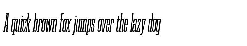 Preview of FONTSPRING DEMO - Gravtrac Cr Rg Italic font