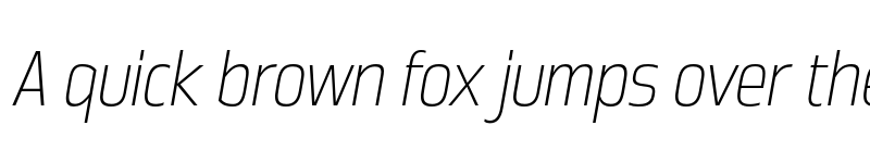 Preview of FONTSPRING DEMO - Great Escape Narrow El Italic font