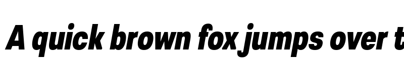 Preview of FONTSPRING DEMO - Greater Neue Cond Bold Italic font