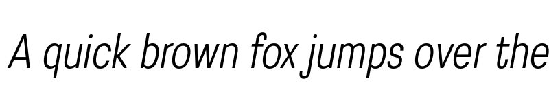 Preview of FONTSPRING DEMO - Greater Neue Cond Light Italic font