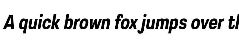 Preview of FONTSPRING DEMO - Greater Neue Cond SemBd Italic font