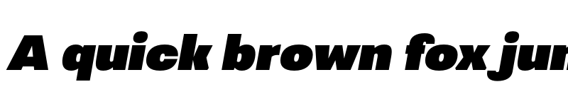 Preview of FONTSPRING DEMO - Greater Neue Wide Heavy Italic font