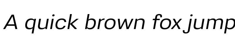 Preview of FONTSPRING DEMO - Greater Neue Wide Italic font