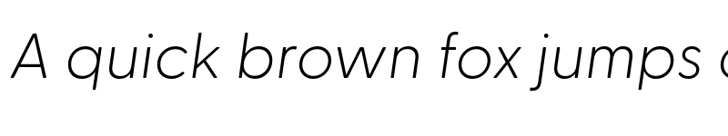 Preview of FONTSPRING DEMO - Greycliff CF Extra Light Italic font