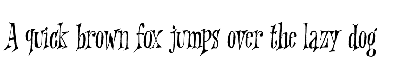 Preview of FONTSPRING DEMO - Griezelig Regular font