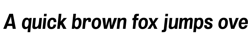 Preview of FONTSPRING DEMO - Grillmaster Bold Italic font