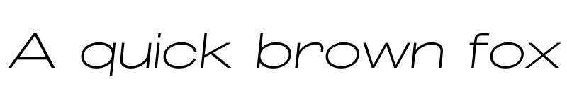 Preview of FONTSPRING DEMO - Grillmaster Expanded ExtLt Italic font